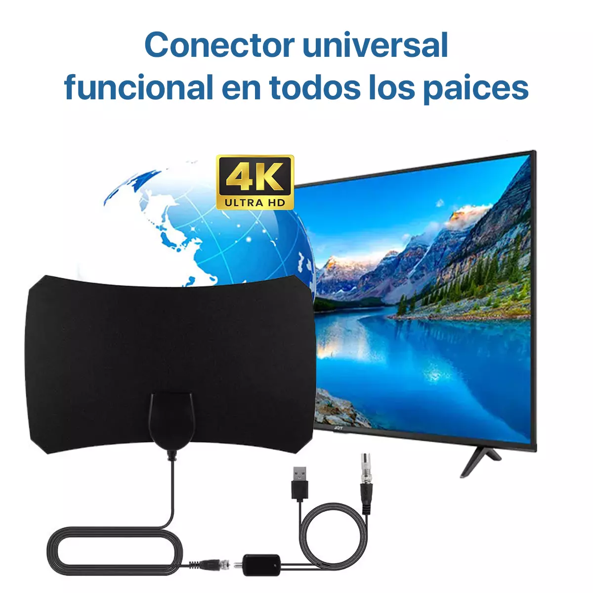 Antena Digital Tdt Hd Exterior Para Tv 15dbi Lima Provincias - Grupo Orange